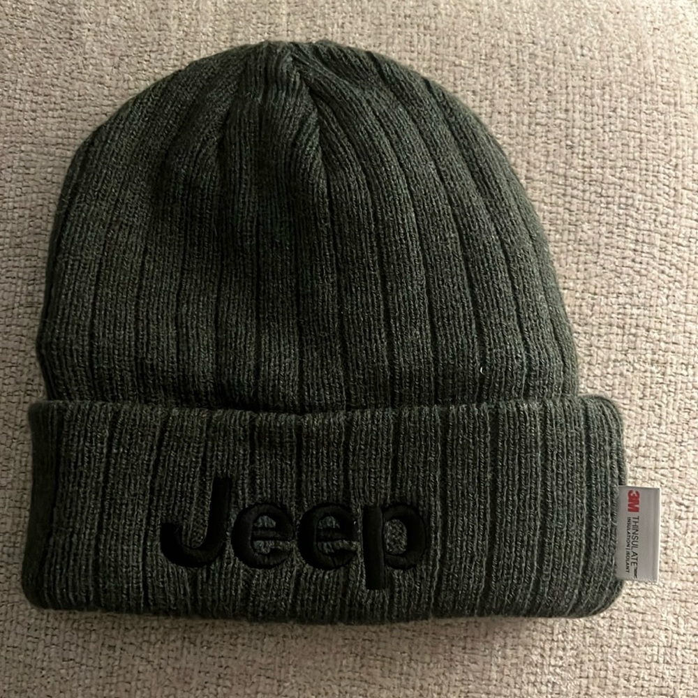 Grey Jeep beanie